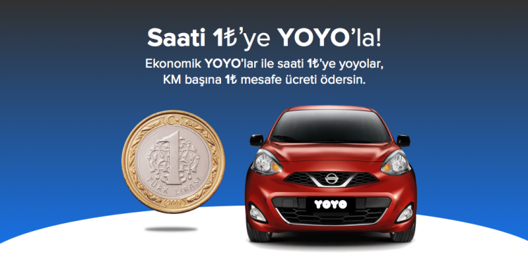 Saati 1 TL'ye YOYO'la!